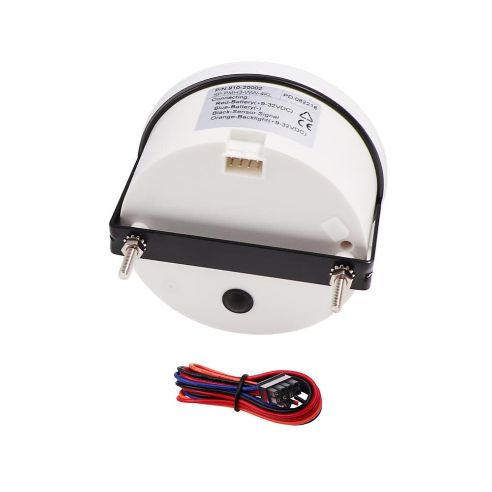 4000 RPM Tachometer Gauge With LCD Hour Meter for Boat Car Waterproof Tachometer Gauge 9~32V