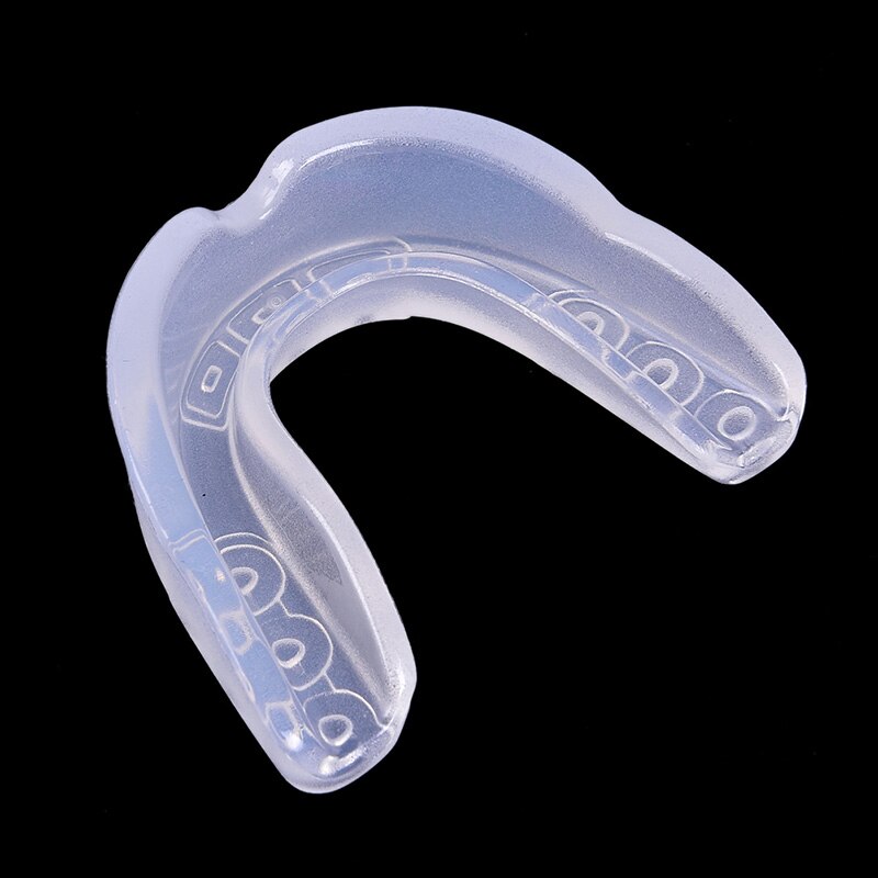 1 Set Shock Sport Gebitsbeschermer Mouth Guard Tanden Te Beschermen Voor Boksen Basketbal Top Grade Gum Shield