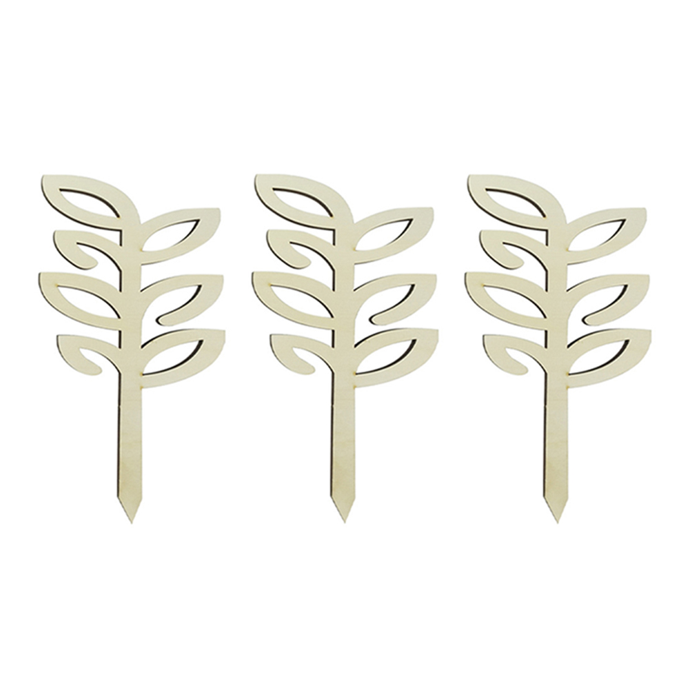 Plant Beugel Thuis Outdoor Ingemaakte Klimrek Creatieve Bloem Stand Ondersteuning Regeling Plank Tuinieren Ondersteuning Klimmen Ratt: 3pcs Leaves