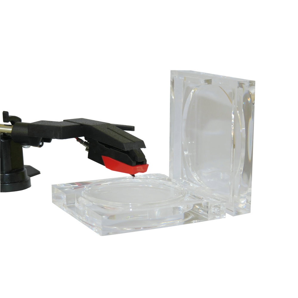 Turntable Stylus Cleaner Kit - Record Stylus Cleaner w/ Gel+Magnifier+Anti-static Brush Vinyl Record Player Accessories