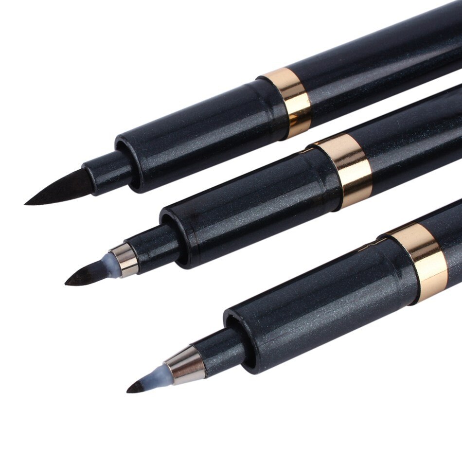 3 unids/set caligrafía japonesa y China Shodo lápiz de tinta para pinceles escribiendo dibujo artesanal