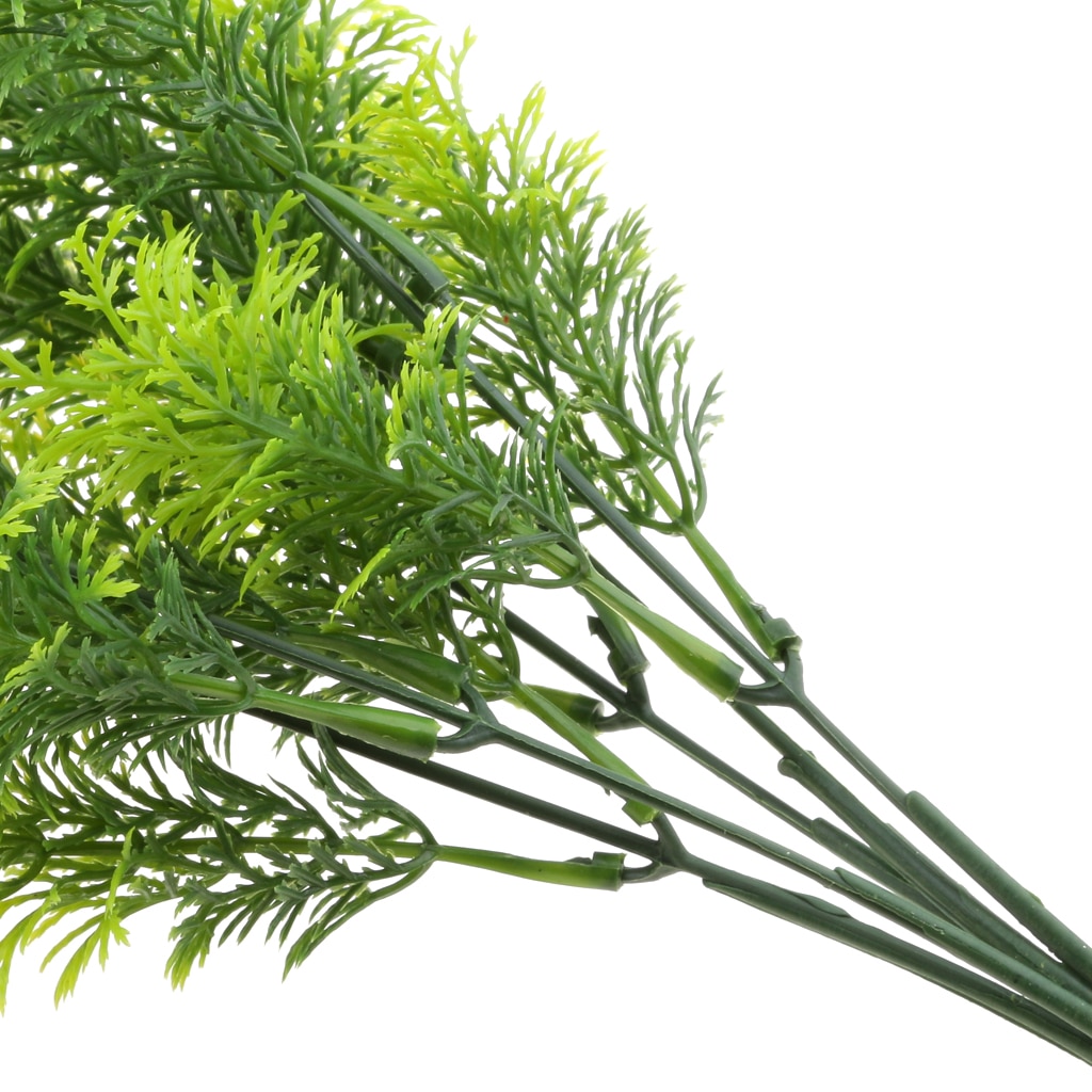 30cm Artificial Cedar Tree Plants Branches Greenery Bushes Needle Leaves Indoor Outside Home Garden Office Wedding Decor