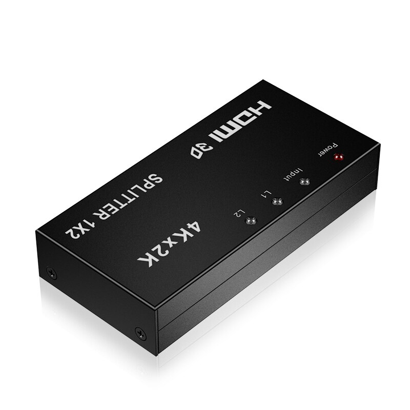 Full HD HDMI Splitter 1X2, 2 Port Hub Repeater Amplifier