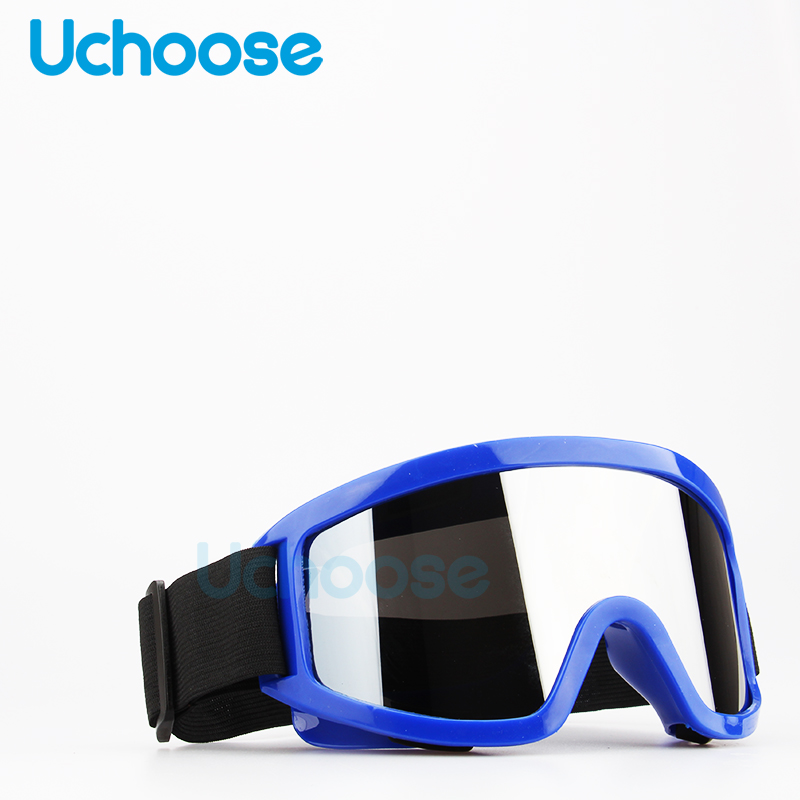 Gafas para casco de motocicleta, gafas protectoras para exteriores, gafas de sol para motocicleta, gafas para ATV, gafas para Motocross ATV: Gris oscuro