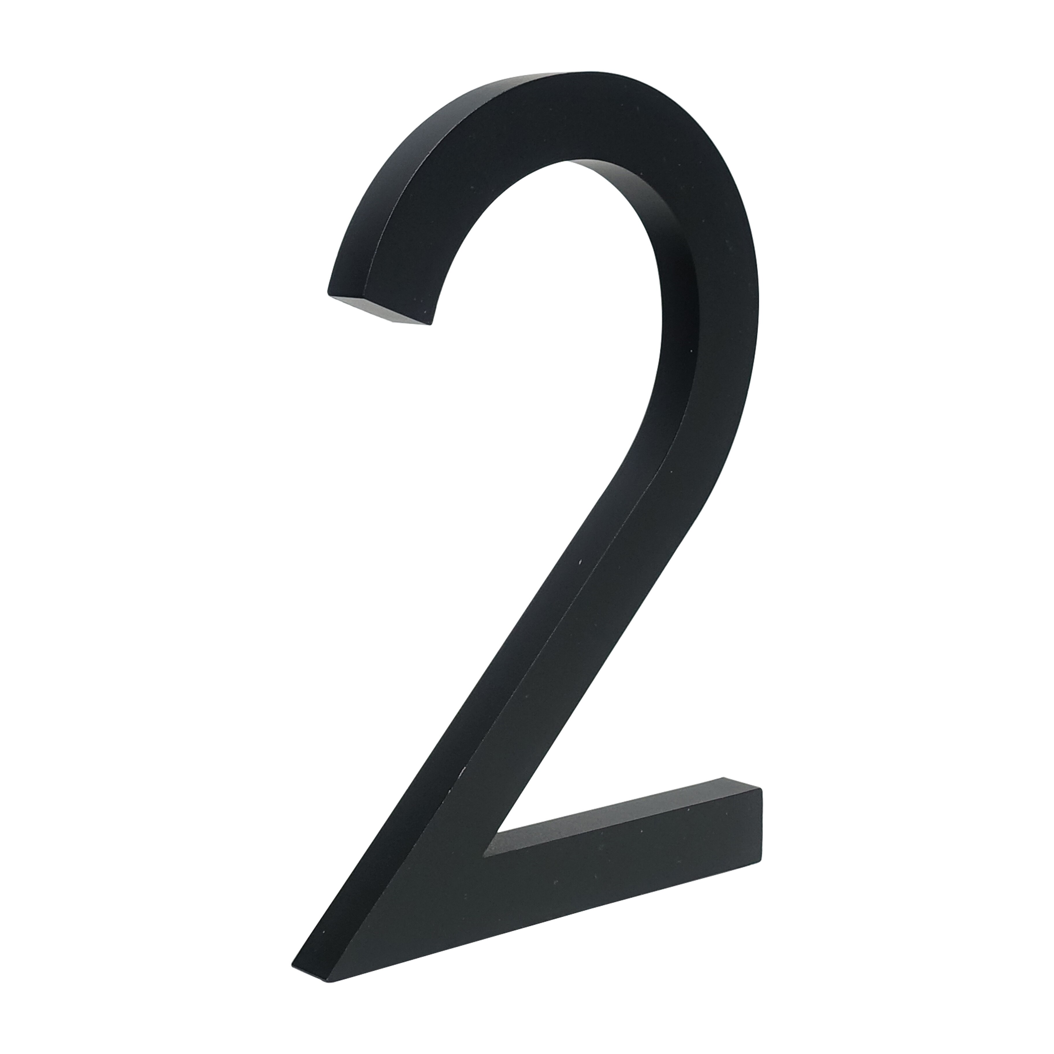 15 cm Big Black House Number Floating Sign Modern Door Numbers Building Signage Outdoor Huisnummer Numeros Casa Address BO: 10cm / 2