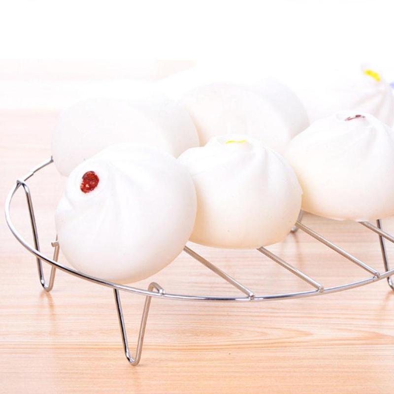 1Pcs Air Fryer Cooking Rack Round Bake Steel outdoor Cooling Steaming Rack Wire Stand Cookware Air Fryer accessories