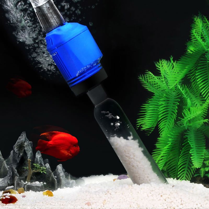 Nettoyeur d'eau d'aquarium électrique automatique | Nettoyeur de gravier pour réservoir moyen et grand