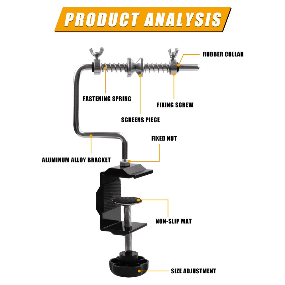 Protable nawijarka robić żyłki wędkarskiej z zaciskiem-regulowana stabilna żyłka robić kołowrotka Spooler wielofunkcyjny system buforowanie stacja