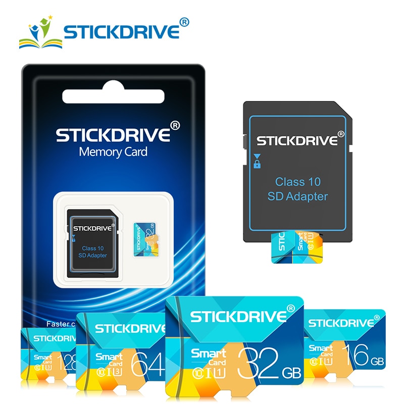 Carte sd klasse 10 32gb microsd 8gb 16gb sd-kort 64gb minnekort 32gb mikro sd-kort cartao de memoria 128gb med gratis adapter