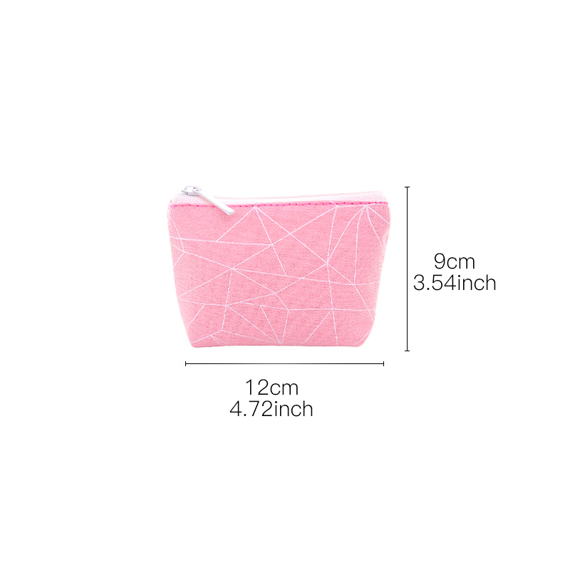 Yesello Meisjes Cute Print Snacks Portemonnee Portemonnee Tas Verandering Pouch Sleutelhouder Kinderen Canvas Portefeuilles