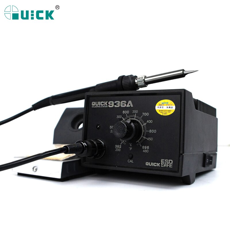 QUICK 936A soldering station temperature rework station Pure copper solder for cell-phone BGA SMD PCB IC Repair solder tools