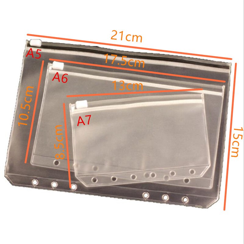 PVC Transparante Potlood Zakken Mysterieuze Kleine Bloemen Dieren Waterdichte Briefpapier Opslag Kantoor Schoolbenodigdheden Etui: A5
