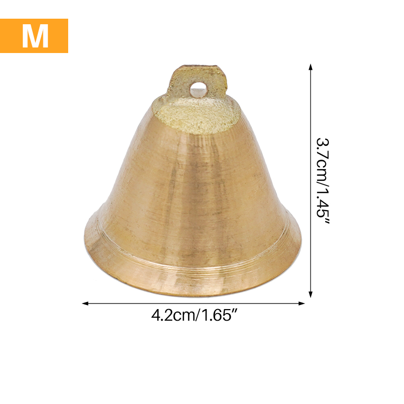 Campanas de cobre para pastoreo de ovejas, vaca, caballo, ganado, ovejas, campana antigua grande y gruesa, Animal, previene la pérdida, campana de aleación de Zinc: Negro