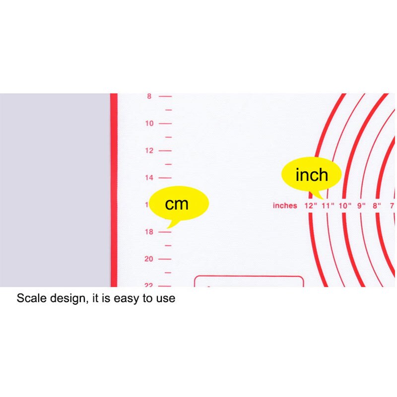 Multifunction Baking Mat Scale Food Grade Silicone Baking Tray Pad Fondant Pad High temperature resistance Placemat Dish