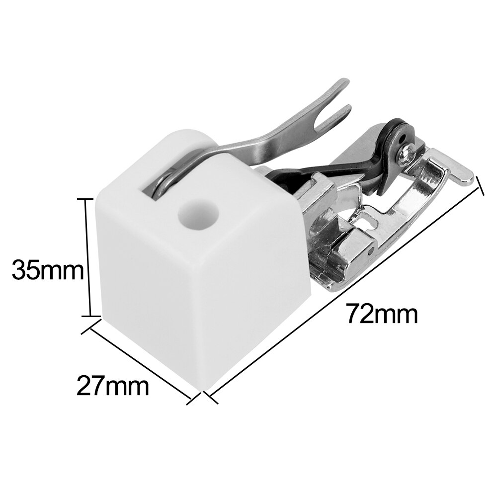 Prensatelas para máquina de coser, prensatelas con cortador lateral, prensatelas doméstica para manos, piezas Overlock para máquinas de coser Brother/Singer