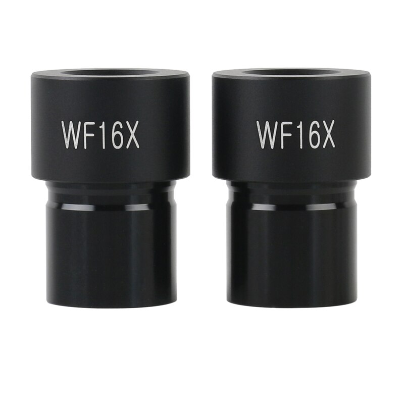 WF5X 10X 16X 20X 25X 30X Wide-angle Eyepiece For Biological Stereo Microscope Mounting 23.2mm Optical Glass High Eyepiont: WF16X 2PCS