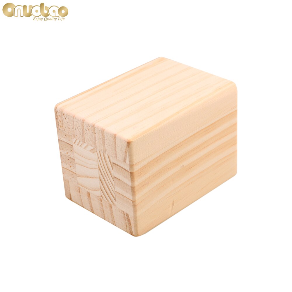 Onuobao 4 st trämöbler öka pad höja 5cm square spår för soffa förhöjt te bord skrivbord dator skrivbord garderob