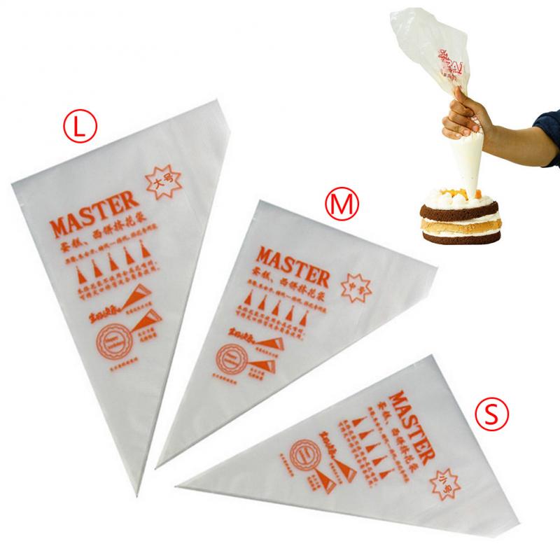 100pcs Disposable Pastry Bags Kitchen Icing Food Preparation DIY Cake Decorating Bags Piping Bags Pastry And Bakery Accessories