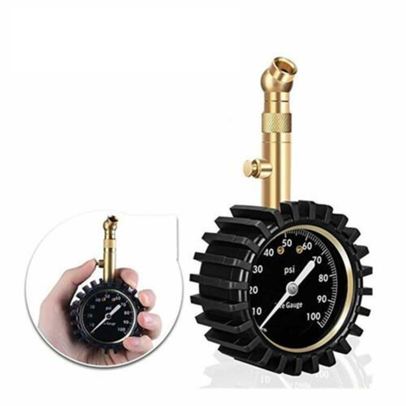 Car Tire Pressure Gauge - 0-100 PSI Heavy Duty Certified