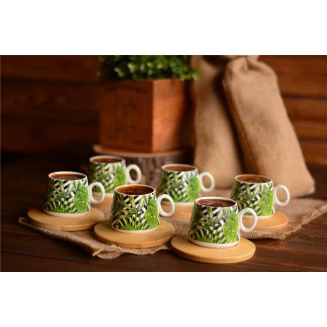 Bambum Fidan 6-Person Kaffee Tasse einstellen, für Heimat, besondere , , türkische Kaffee setzt, Kreative Elegante