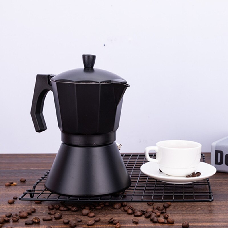 Aluminum Italian mocha coffee pot home electromagnetic coffee machine Italian drip pot pour over coffeemaker turkish coffee pot
