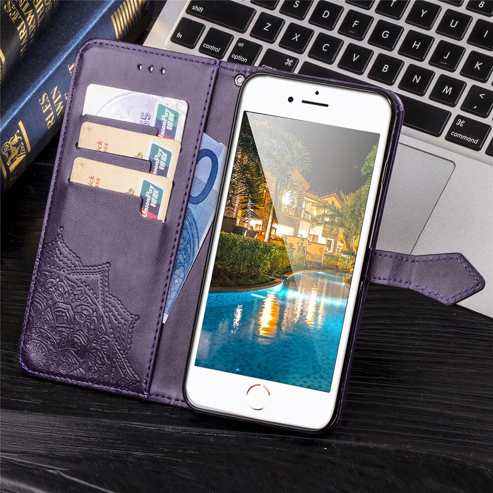 Til huawei honor 5a etui lyo -l21 5.0 læder pung flip etui til huawei honor 5a på huawei  y5 ii y5 2 cun -u29 cun -l21 cover