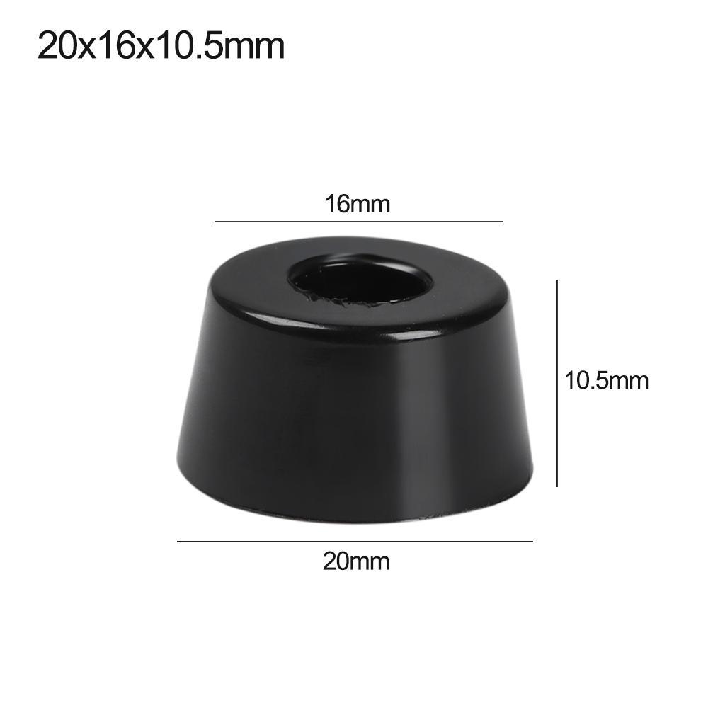 10 Stuks Speaker Kast Meubels Stoel Tafel Doos Conische Rubber Voet Pad Rvs Stand Schokdemper Stroefheid: Lavendel