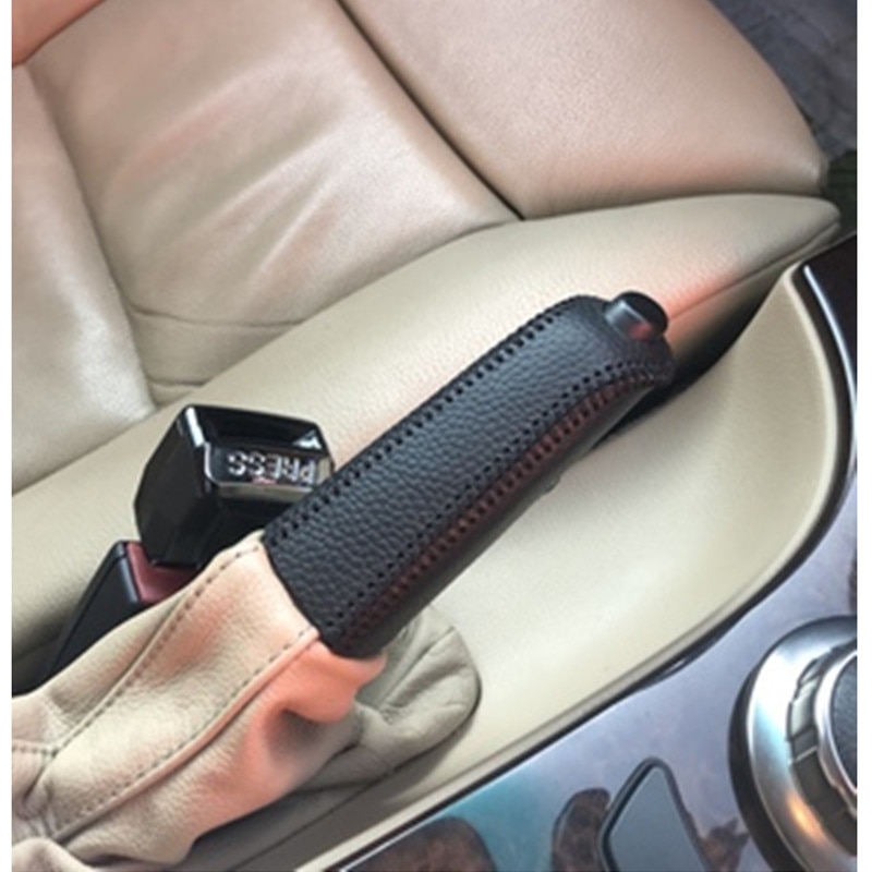 Cubierta de freno de mano embellecedora para decoración Interior de coche, empuñaduras de freno de mano para BMW E46, E90, E92, E60, E39, E36, F30, F34, F10, F20