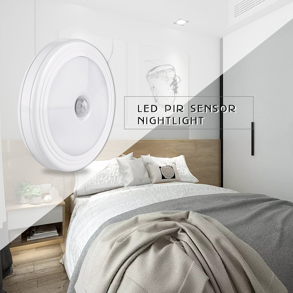 PIR Wireless Infrared LED Emergency Light Magnetic Body Motion Sensor Batery Powered Indoor Wardrobe Stairs Closet Night Lamp