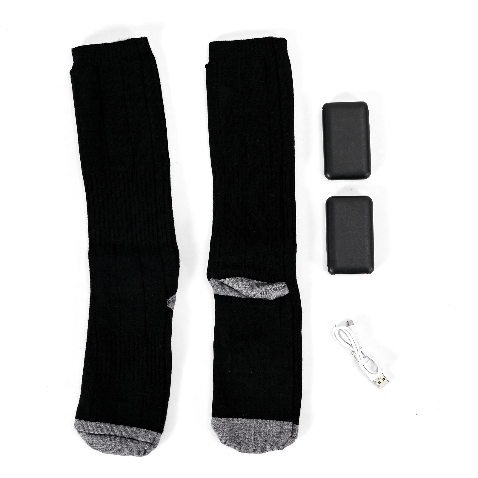 Electric Heating Socks Men Women Adjustable Temperature Lithium Battery 3.7V Elastic Wire Electric Heating Socks