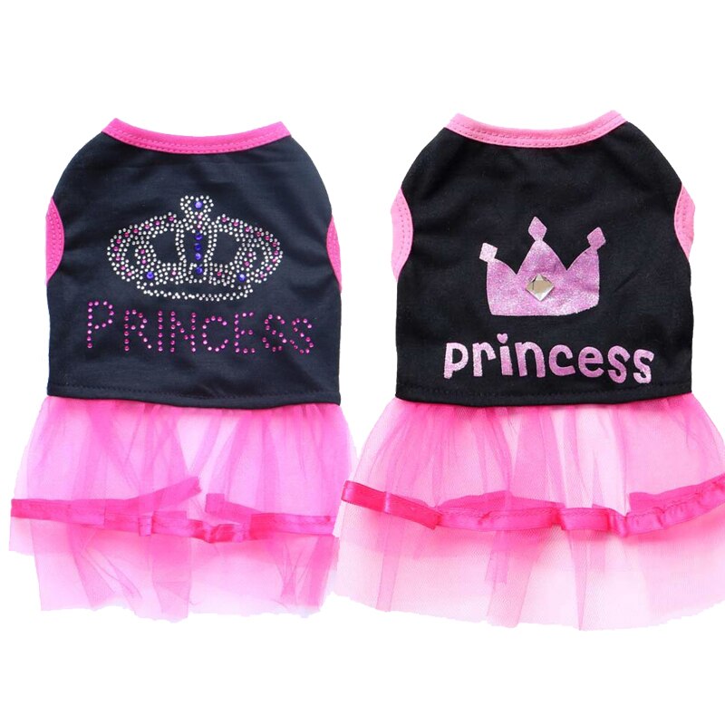 Sweet Pet Dog Princess Dress for Small Dogs Chihuahua Pug Skirts Puppy Cat Clothing Summer Cute Dog Clothes Pets Wedding Dresses