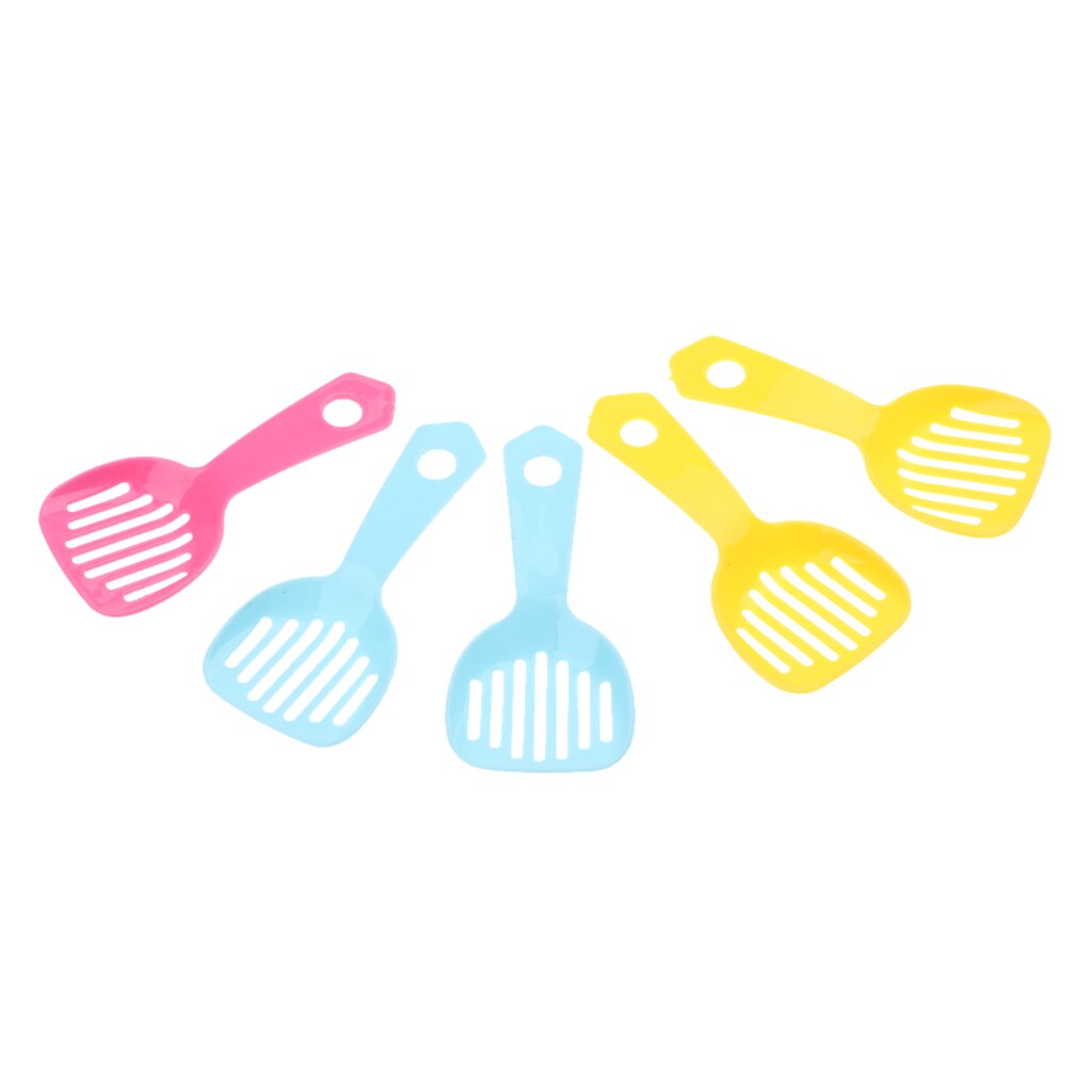 5x Hamster Pooper Scooper Litter Scoop Shovel, Non-Stick Cat Litter Sifter