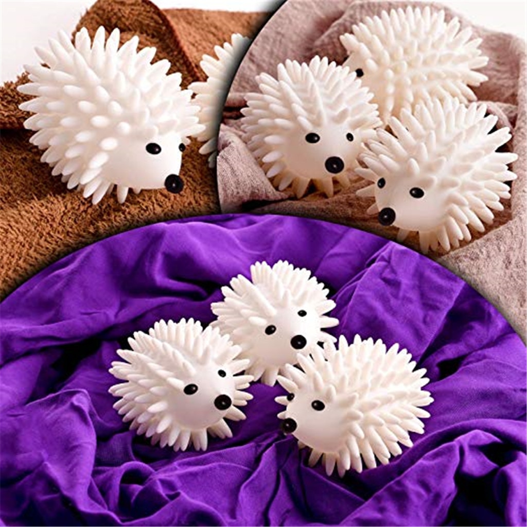 3pcs Dryer Balls Reusable Dryer Ball For Dryer Machine Hedgehog Dryer Ball Reusable Dryer For Dryer Machine Anti Static Ball