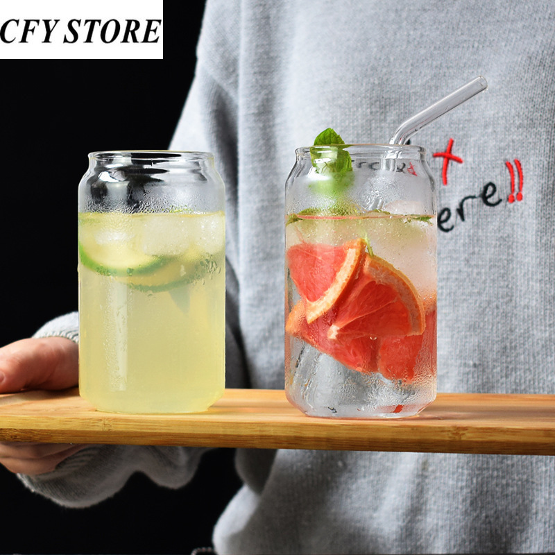 Taza de Coca Cola de vidrio de 380ml, taza familiar para café, refresco helado, cocina, zumo, leche, flores, vaso transparente, utensilio para beber agua