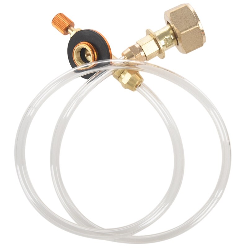 Outdoor Gas Stove Camping Stove Propane Refill Adapter Burner LPG Flat Cylinder Tank Coupler Bottle Adapter Save