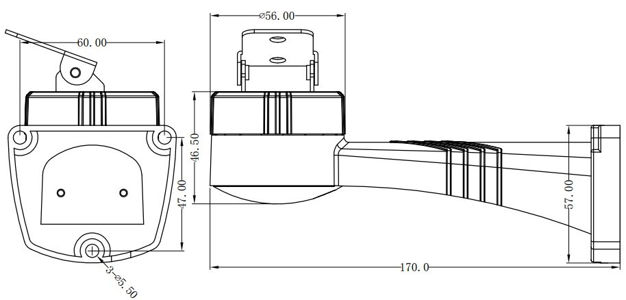 CCTV Bracket PTZ Electrical Rotating RS485 Connection Pan Rotation Motor Built-in For IP Analog Camera Accessories