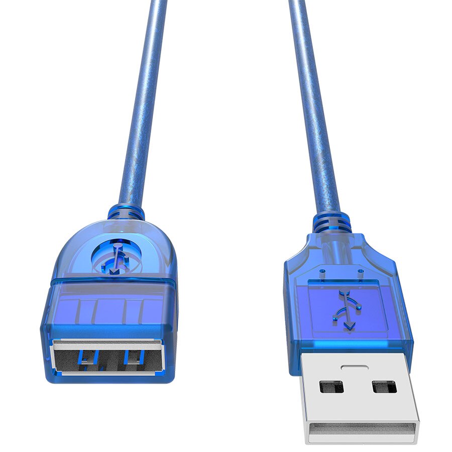 Usb 2.0- kabel usb 2.0- udvidelsesforlænger mand til kvinde cabo usb-datakabler til pc-tastaturprinter kamera musespilcontroller