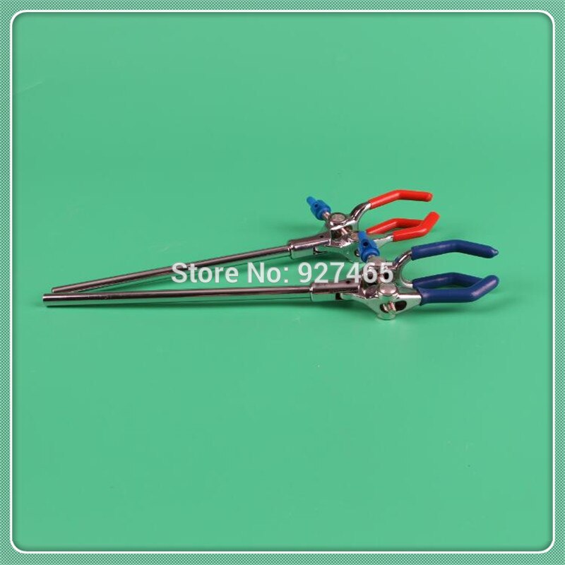 Lab Single Adjustment Three Prong Extension Beaker Flask Clamps
