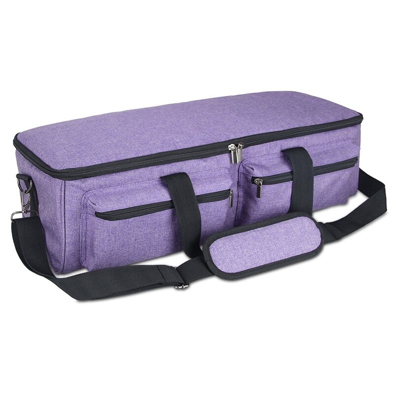Carrying Bag Compatible with Cricut Explore Air 2, Storage Tote Bag Compatible with Silhouette Cameo 3 and Supplies Purple: Default Title