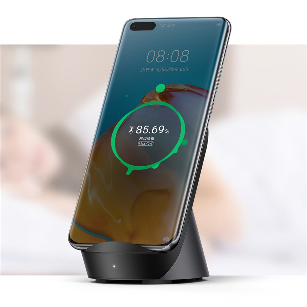 official Huawei SuperCharge Wireless Charger Stand 40W Desktop CP62 CP61 AP61 CP60 CP39S CP37 Car Charger P40 Pro + Mate 30 Pro