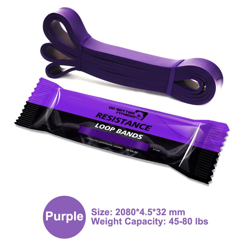 Bandas elásticas de estiramiento para ejercicio, 208cm, asistencia para entrenamiento físico, Pilates, entrenamiento en casa: 1pcs Purple band