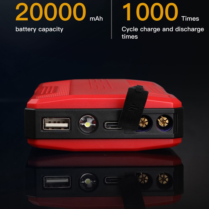 20000mAh Car Jump Starter Power Bank Portable Auto Buster Emergency Booster Starting Device Starting for Car