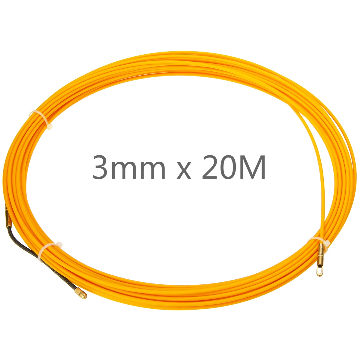 3mm/20M Fiberglass Cable Push Pullers Duct Snake Rodder Tape Wire Cable Running Rod Duct tape Puller for Floor Conduit