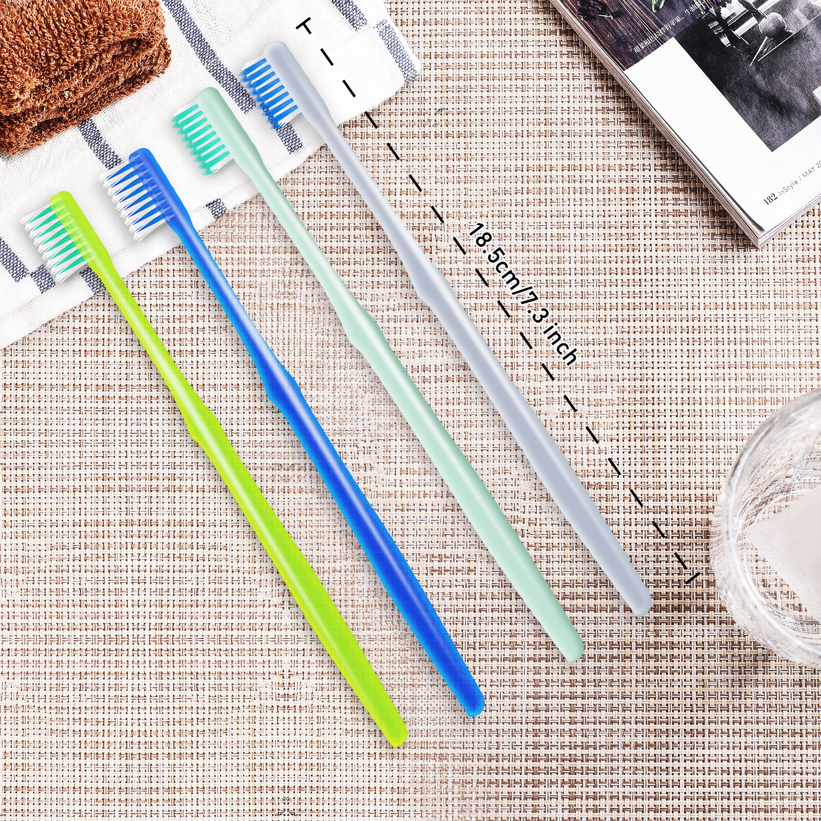 Y-Kelin Soft Toothbrush U-shaped Orthodontic Dental Care Tool Clean Teeth Portable Traveling Non-disposable for People
