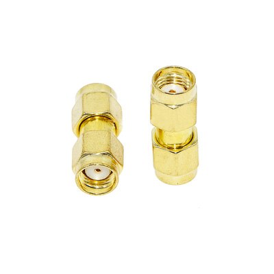 RP SMA adaptateur macho un hembra RP SMA adaptateur macho hembra RF Coaxial acoplamiento barril de nuez convertidor de nuez convertidor: no.14