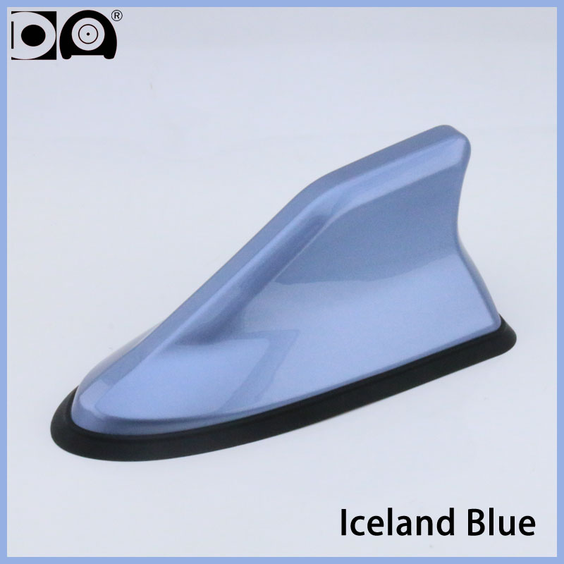 Pour Renault Clio 4 3 2 1 voiture aileron de requin antenne signal fort FM/AM antennes étanche bande de caoutchouc voiture-style décoration de toit: iceland blue