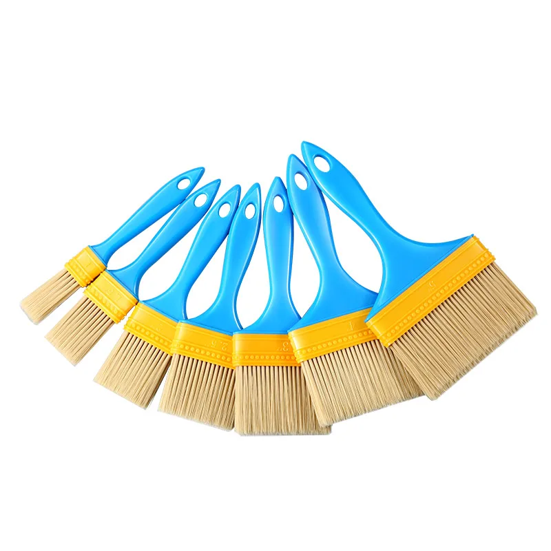 Multifunction Paint Brush with Plastic Handle for Wall and Furniture Paint Tool Painting Brushes Set Artist Paint Brushes: 1 set