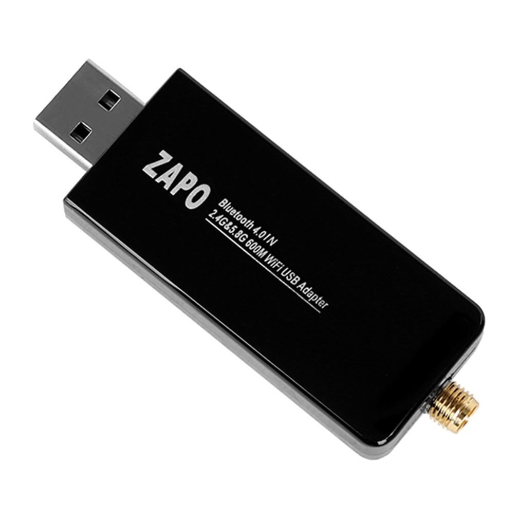 ZAPO Mini W67L-2DB 600M 4.0 Dual Frequency 2.4G-5.8G USB2.0 Wi-Fi Dongle Wireless Adapter Wi-Fi Network Card