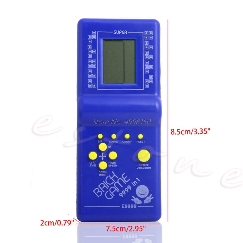 1Pc Lcd Game Elektronische Vintage Klassieke Tetris Brick Handheld Arcade Pocket Speelgoed