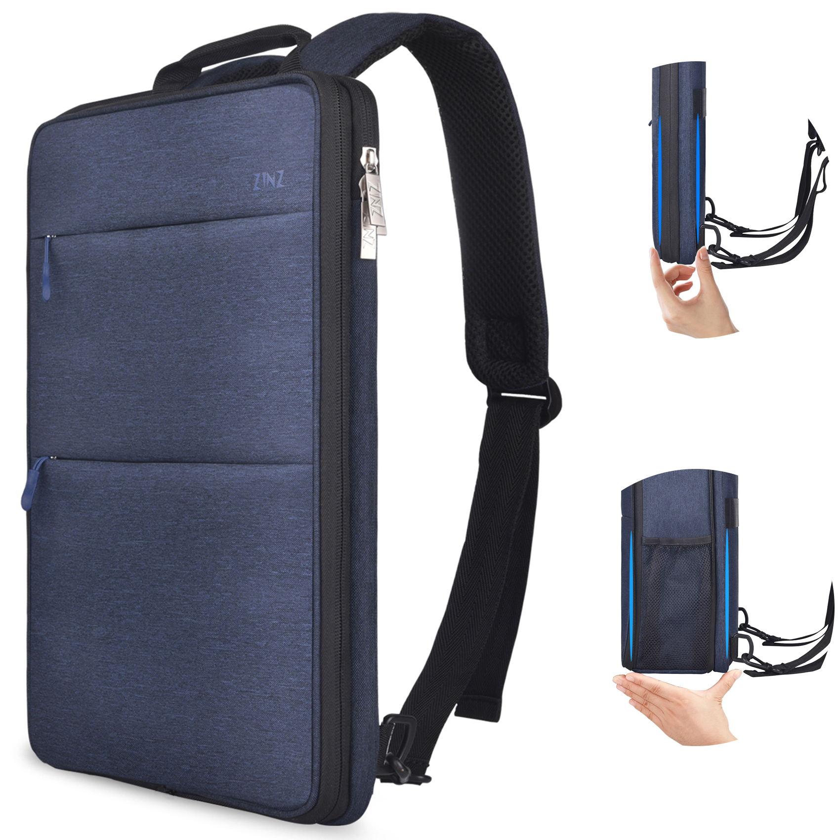 Slim Expandable 15 15.6 16 Inch Laptop Backpack , Spill-Resistant Notebooks Bag for Most 14-16 Inch MacBooks Or Other Computers